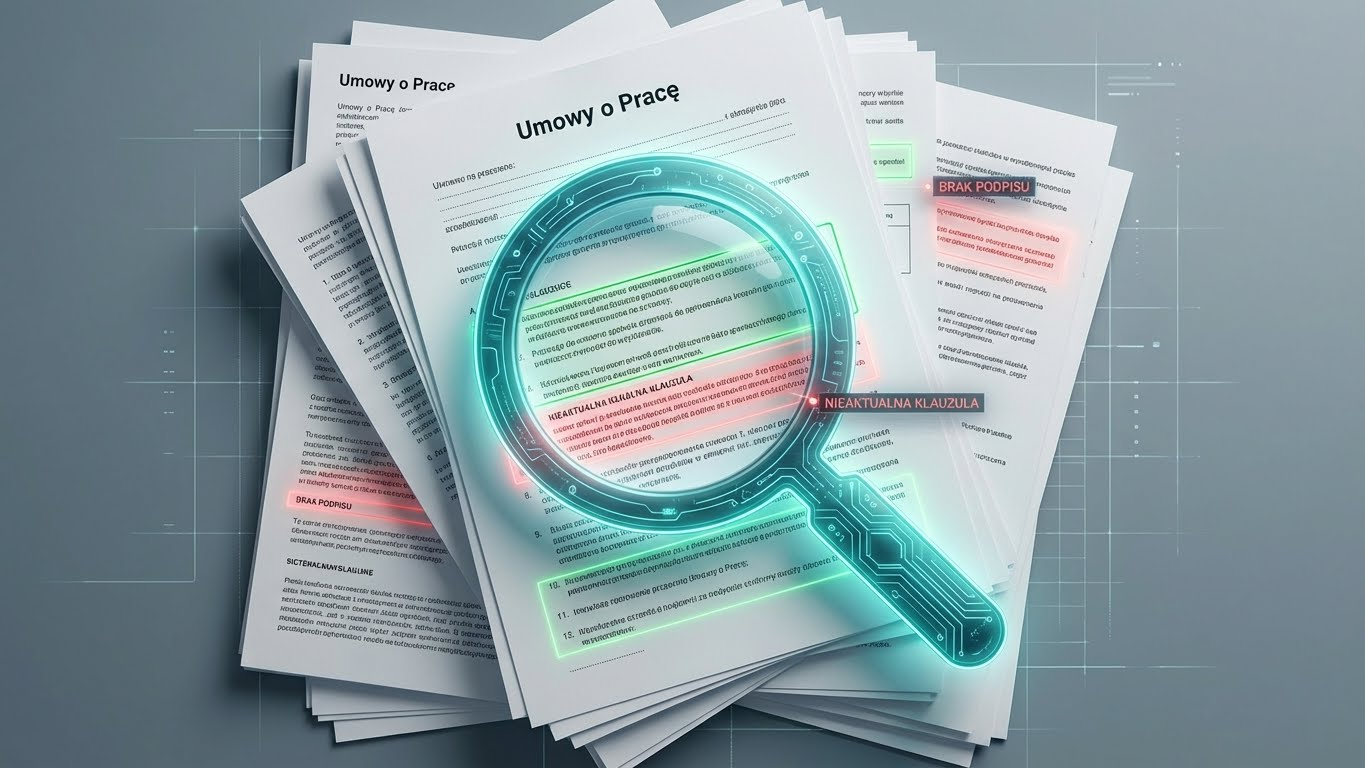 Automatyzacja audytów wewnętrznych: Jak AI rewolucjonizuje weryfikację dokumentacji kadrowej i BHP