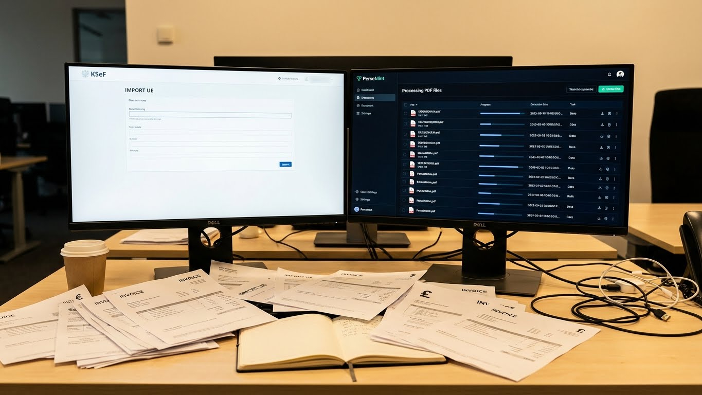 KSeF a Faktury Zagraniczne (UE/USA): Jak Automatyzować To, Czego System Nie Widzi?